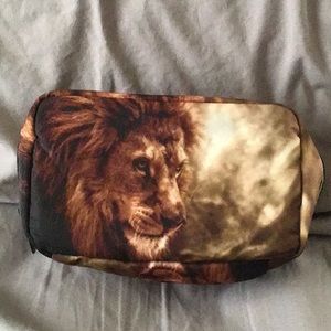 Small Lion Bag Unisex Fits In Any Tote Any Backpack.